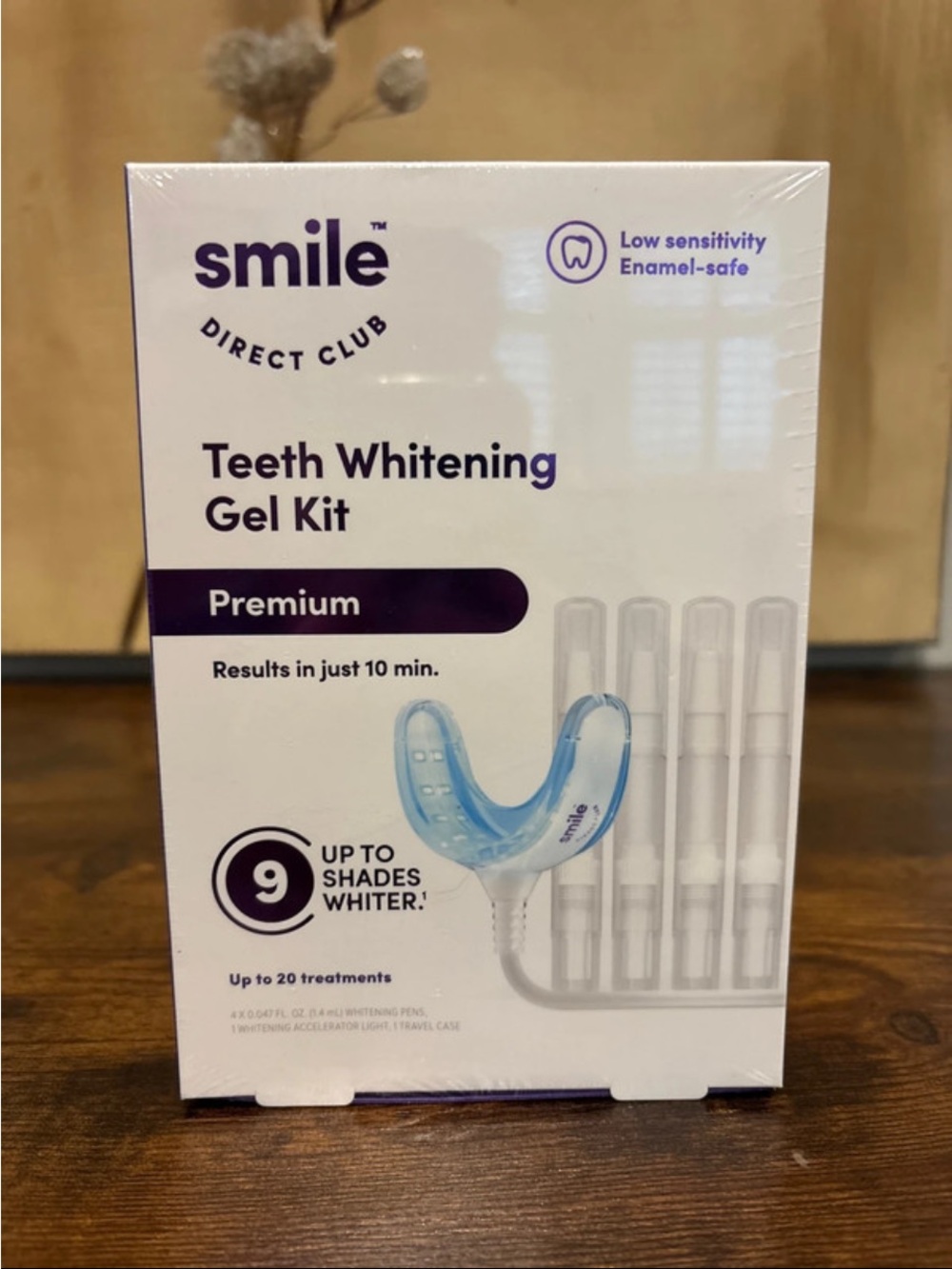 Premium Teeth Whitening Gel Kit — White & Blue